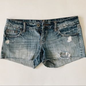 American Eagle Distressed Denim Shorts 4
